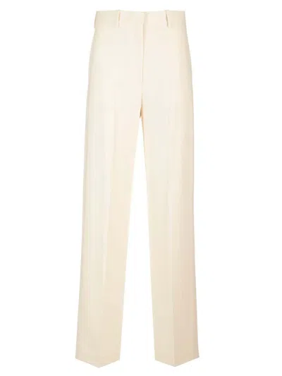 Theory Admiral Straight Trousers In White