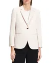 Theory Staple Admiral Crepe Blazer In Pumice