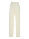 Theory Admiral Straight Trousers In White