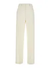 Theory Admiral Straight Trousers In White