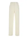 Theory Admiral Straight Trousers In White