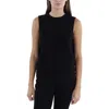Theory Silk Straight Shell Top In Black