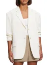 THEORY ADMIRAL WOMENS OFFICE CAREER TWO-BUTTON BLAZER