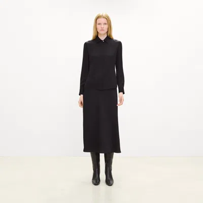 Theory Ainsle Tall Boot In Smooth Leather In Black
