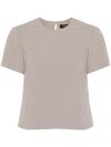 Theory Admiral Crepe Blouse In Neutrals