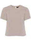 Theory Admiral Crepe Blouse In Neutrals