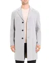 Theory Men's New Divide Wool-cashmere Topcoat In Gray