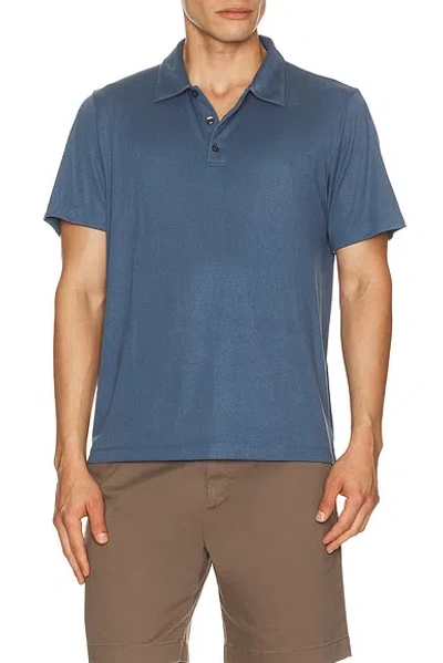 Theory Anemone Milano Bron Polo In Blue