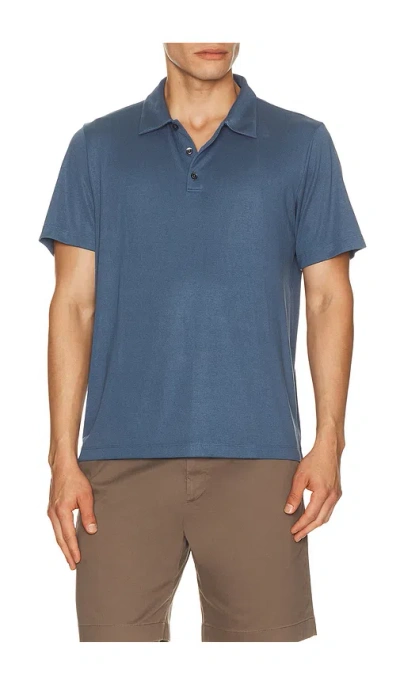Theory Anemone Milano Bron Polo In Blue