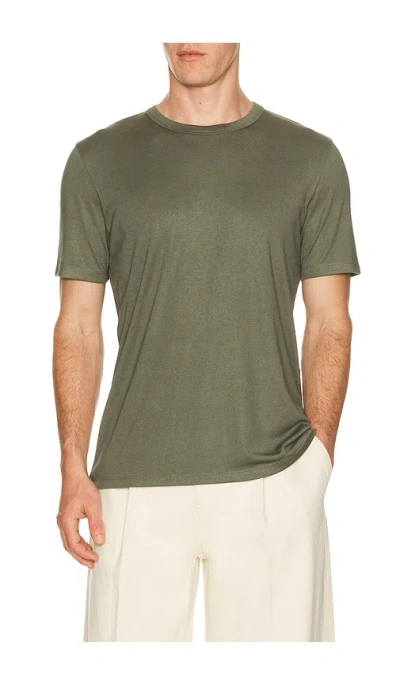 Theory Anemone Milano Essential Tee In Green