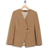 Theory Angle Jacket In Brown