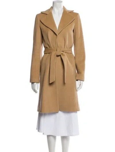 Pre-owned Theory Angora Trench Coat In Neutrals