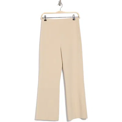 Theory Ankle Cut Flare Pants In New Sand