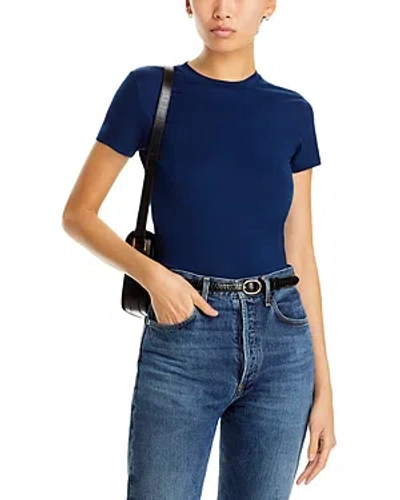 Theory Apex Tiny Tee In Blueberry