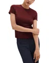 Theory Apex Tiny Tee In Purple