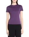 Theory Apex Tiny Tee In Purple