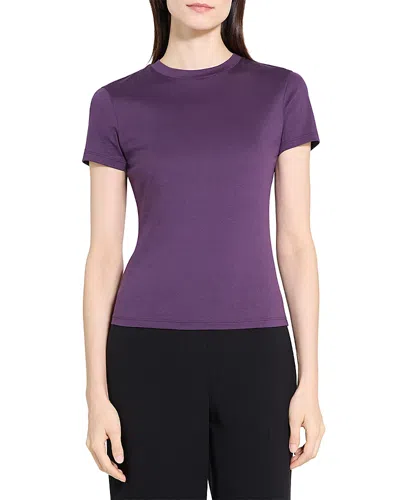Theory Apex Tiny Tee In Purple