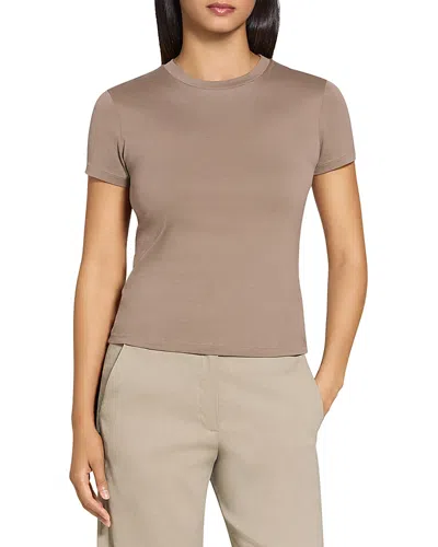 Theory Apex Tiny Tee In Walnut