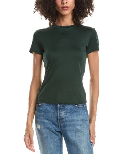 Theory Apex Tiny T-shirt In Green