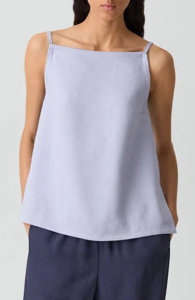 Theory Apron Top In Linen-viscose In Purple