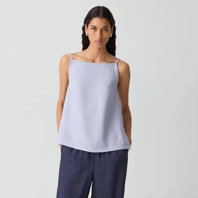Theory Apron Top In Linen-viscose In Purple