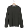 Theory Arnaud Merino Wool Crewneck Sweater In Black