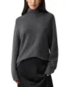 Theory Turtleneck Sweater In Astor Wool In Gray