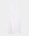Theory Asymmetric Draped Midi Dress
