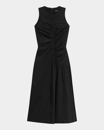 Theory Asymmetric Ruched Tank Dress
