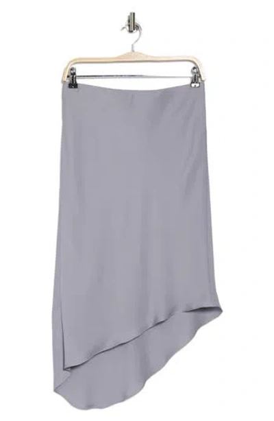 Theory Asymmetric Silk Bias Skirt In Stork