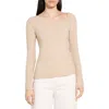 Theory Asymmetric Sweater In Sand