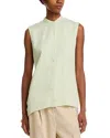 Theory Asymmetric Drape Sleeveless Top