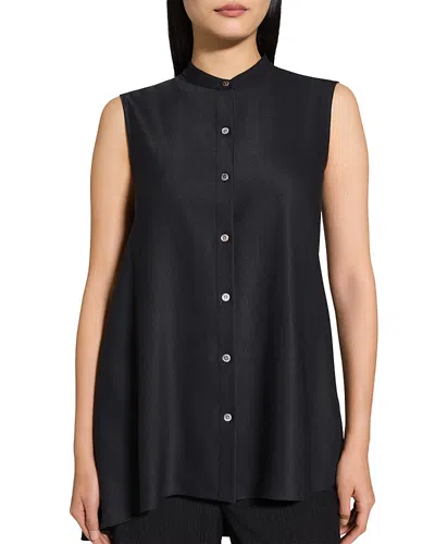 Theory Asymmetric Tunic Shirt In Black