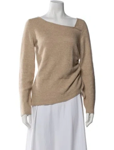Pre-owned Theory Asymmetrical Sweater In Neutrals