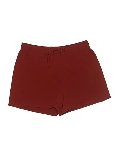 Theory Athletic Shorts In Burgundy