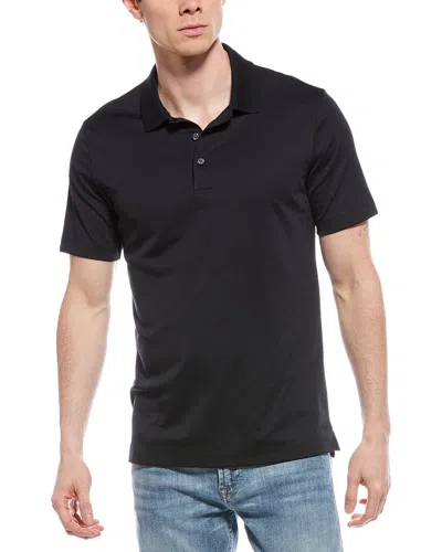 Theory Atlas Polo Shirt In Black