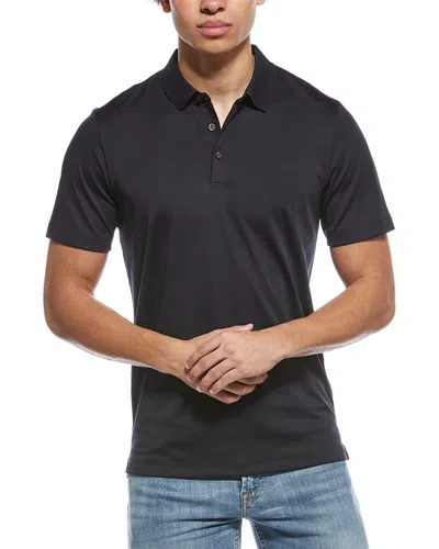 Theory Atlas Polo Shirt In Black