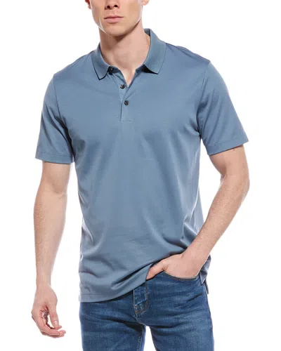 Theory Atlas Polo Shirt In Blue