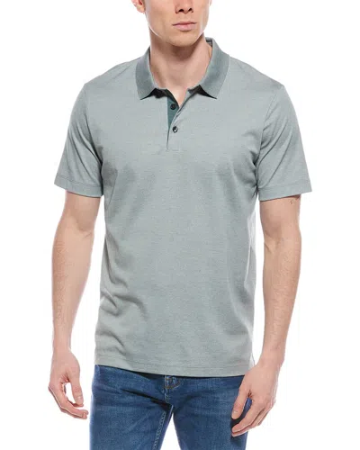 Theory Atlas Polo Shirt In Gray