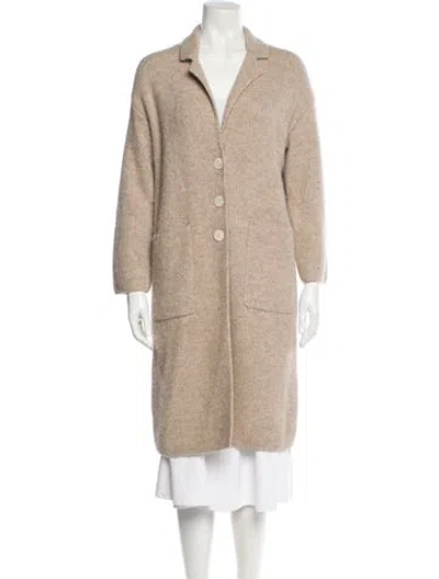 Pre-owned Theory Baby Alpaca Evening Jacket In Neutral
