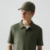 Theory Baseball Cap In Motion Wool In Green