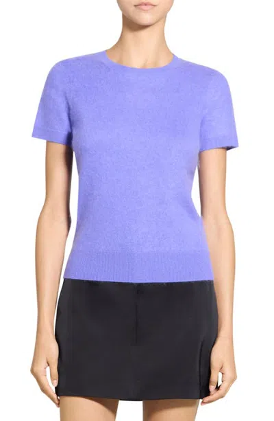 Theory Basic Merino Wool & Cashmere Sweater In Blue
