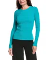 Theory Basic Rib T-shirt In Brown