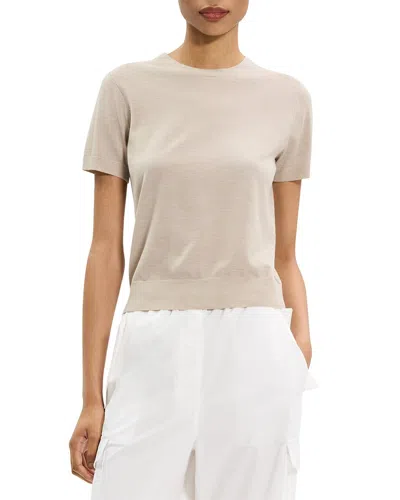 Theory Basic Sweater In Neutral