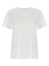 Theory Simple Crew Neck Short Sleeve Top In White