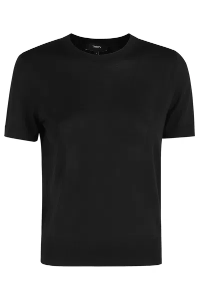Theory Basic Tee P Regal Wo In Black