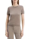 Theory Basic Wool Sweater In Grey