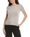 Theory Basic Wool T-shirt In Grey