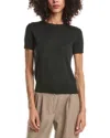 Theory Basic Wool T-shirt In Black
