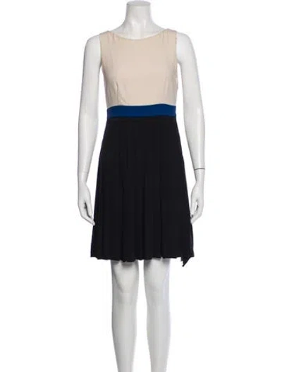 Pre-owned Theory Bateau Neckline Mini Dress